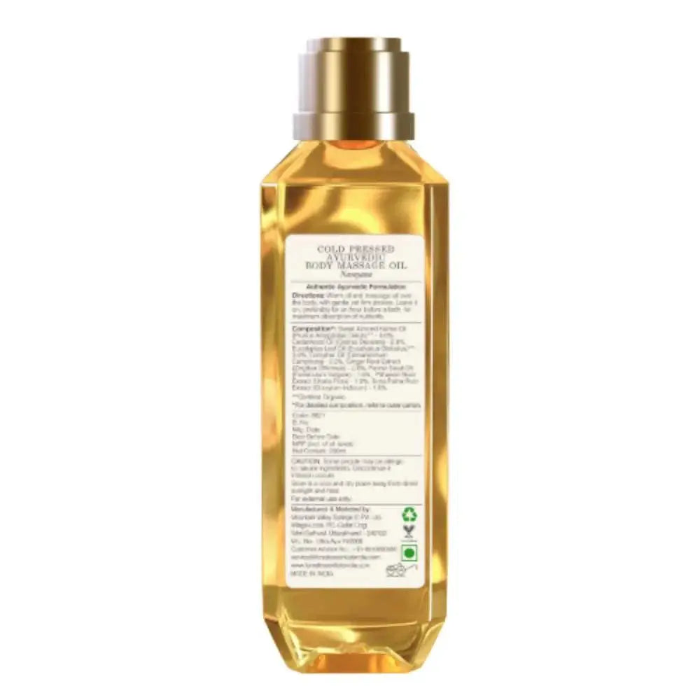 Forest Essentials Cold Pressed Ayurvedic Body Massage Oil Narayana - Mytrendzcart