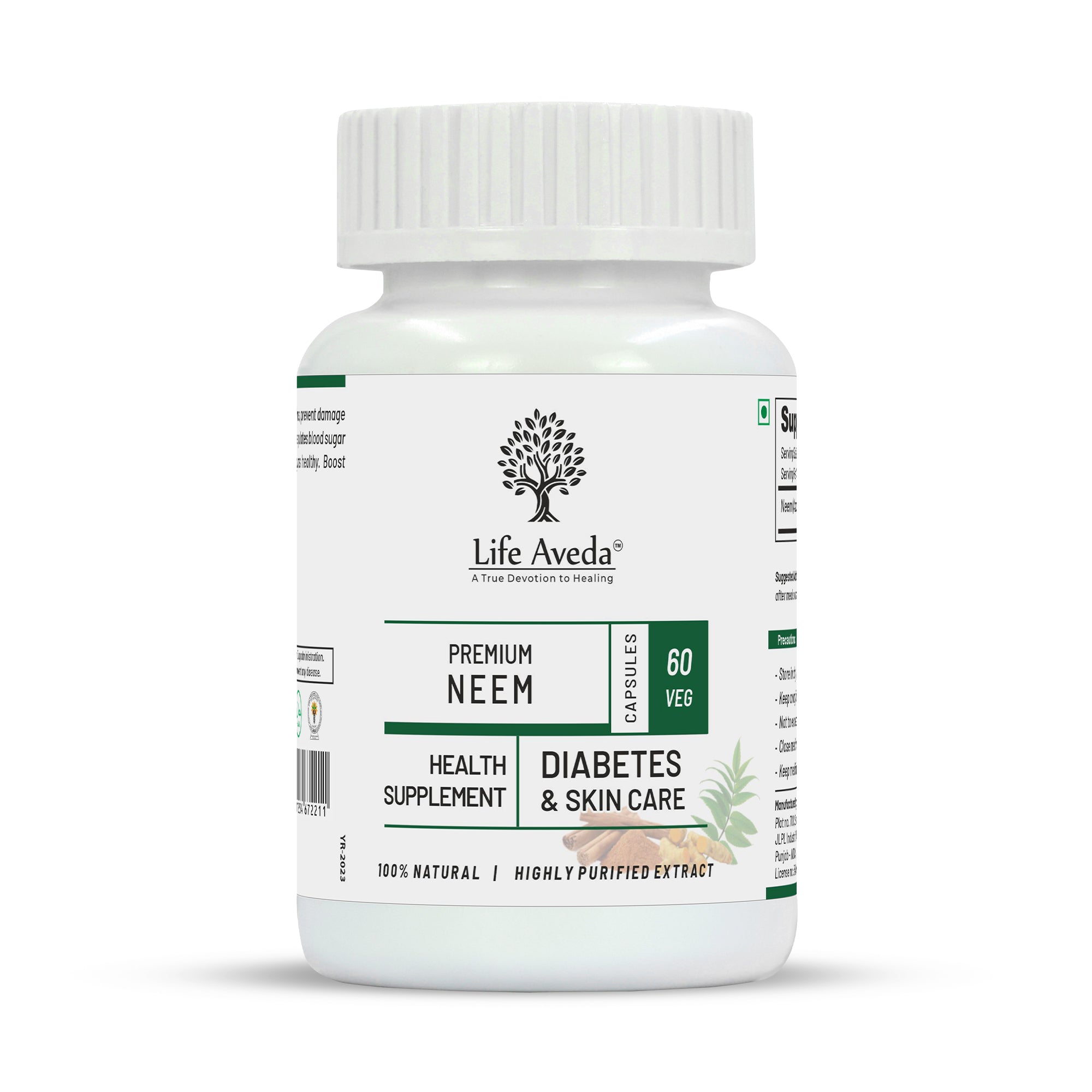 Life Aveda Premium Neem Capsules - Mytrendzcart