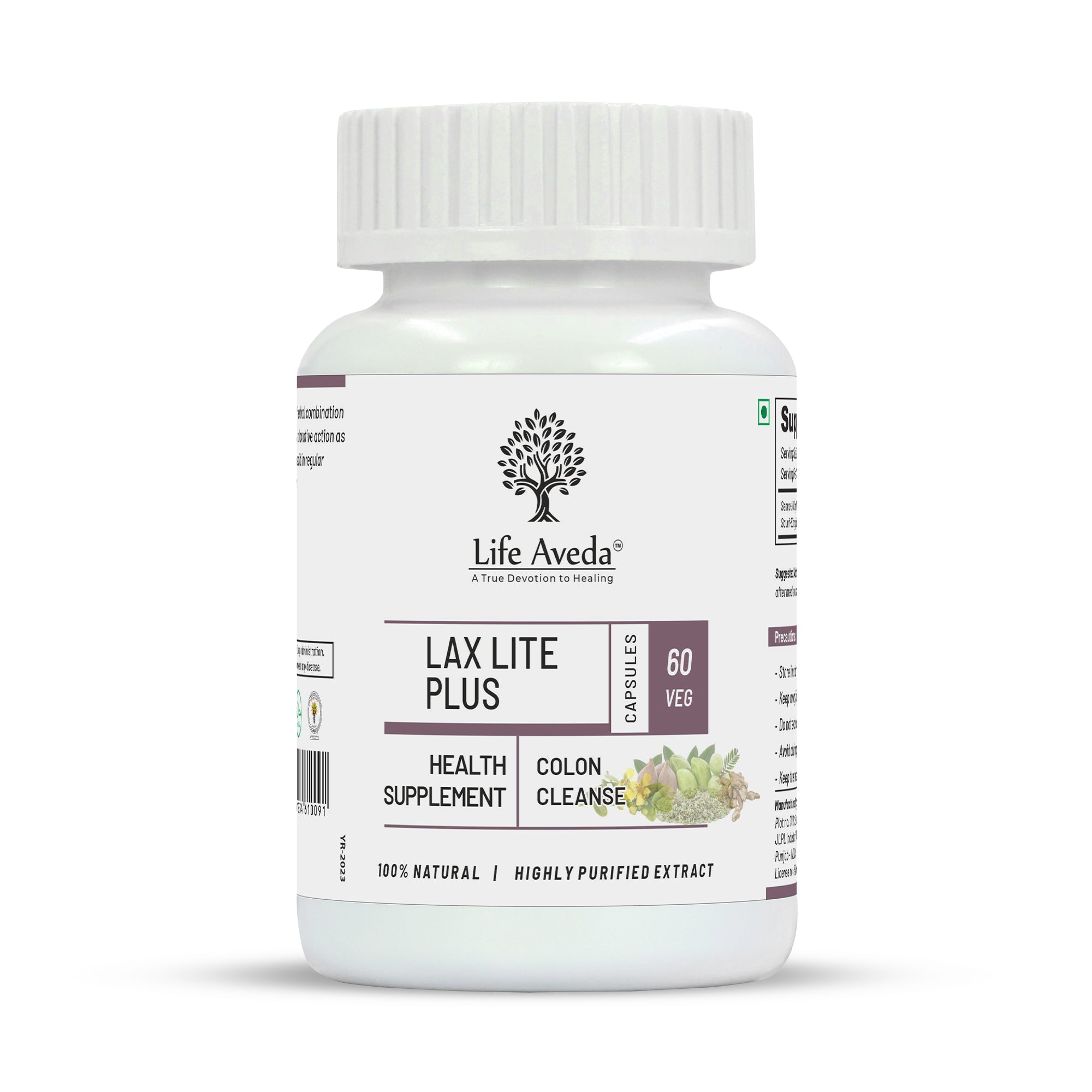 Life Aveda Lax Lite Plus Veg Capsules - Mytrendzcart