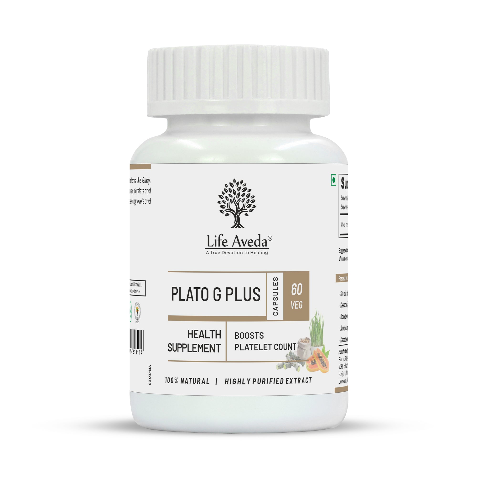 Life Aveda Plato G Plus Veg Capsules - Mytrendzcart