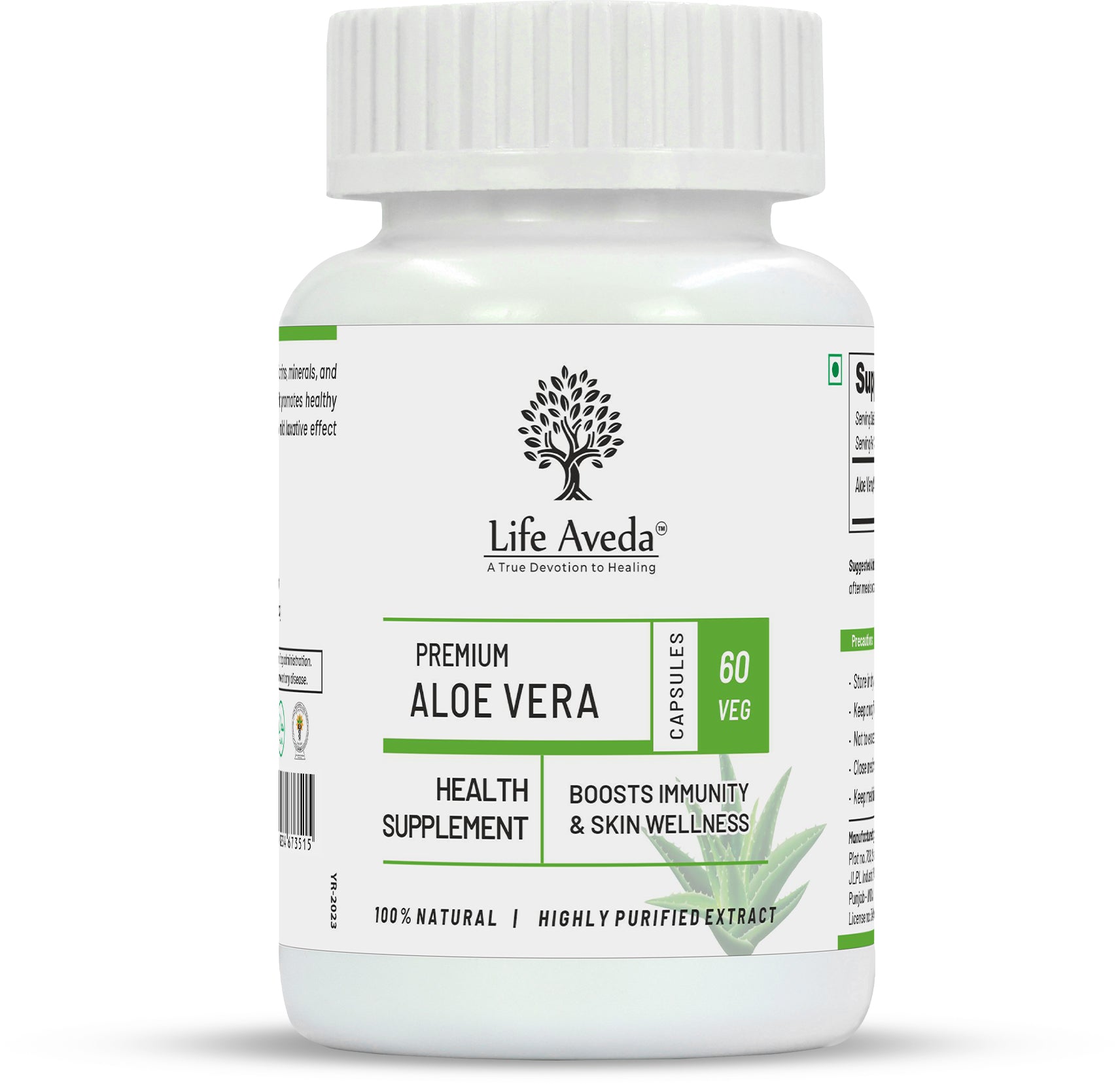 Life Aveda Premium Aloe Vera Capsules - Mytrendzcart