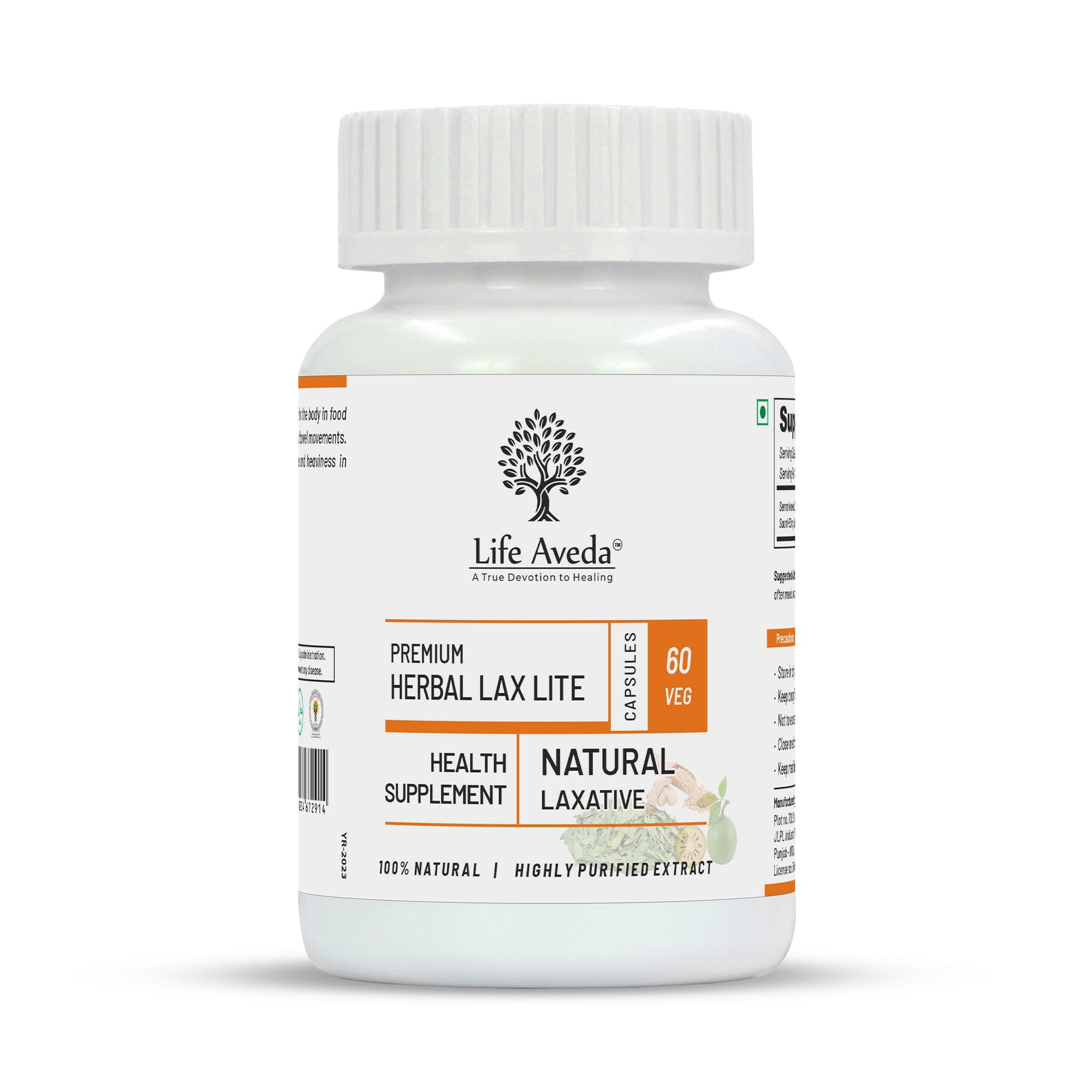 Life Aveda Herbal Lax Lite Capsules - Mytrendzcart