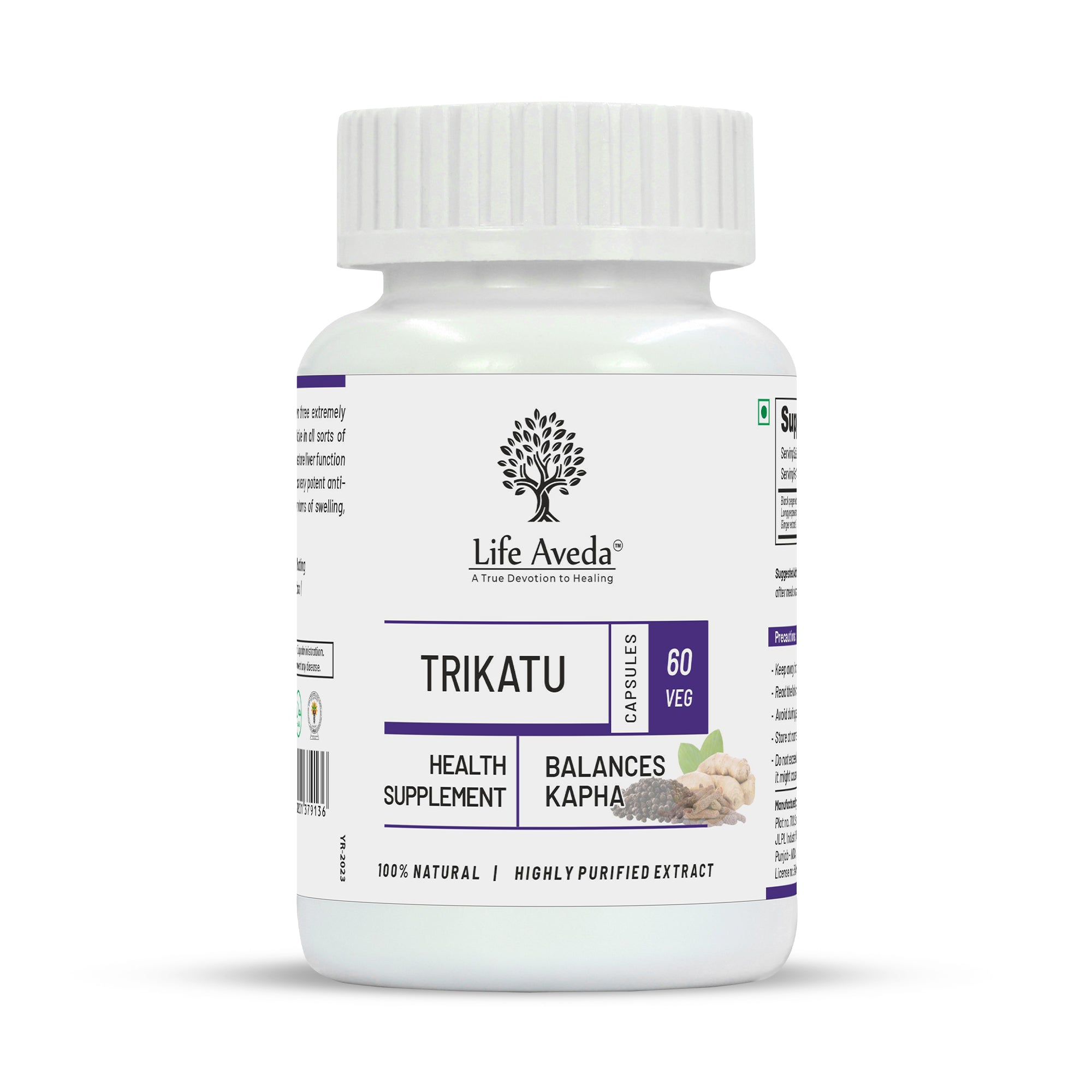 Life Aveda Trikatu Capsules - Mytrendzcart