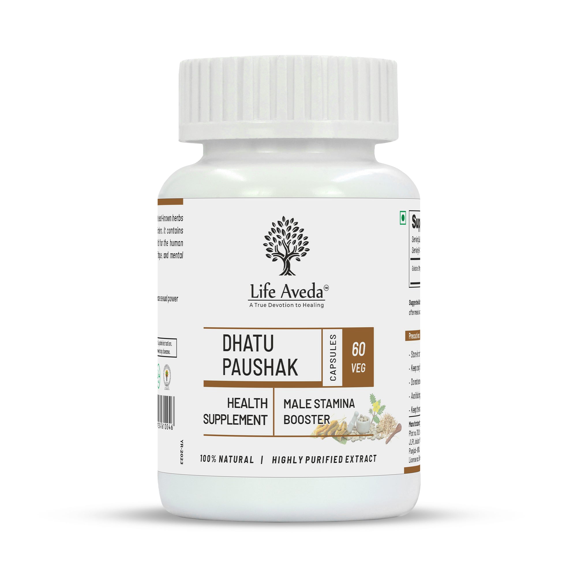 Life Aveda Dhatu Paushak Capsules - Mytrendzcart