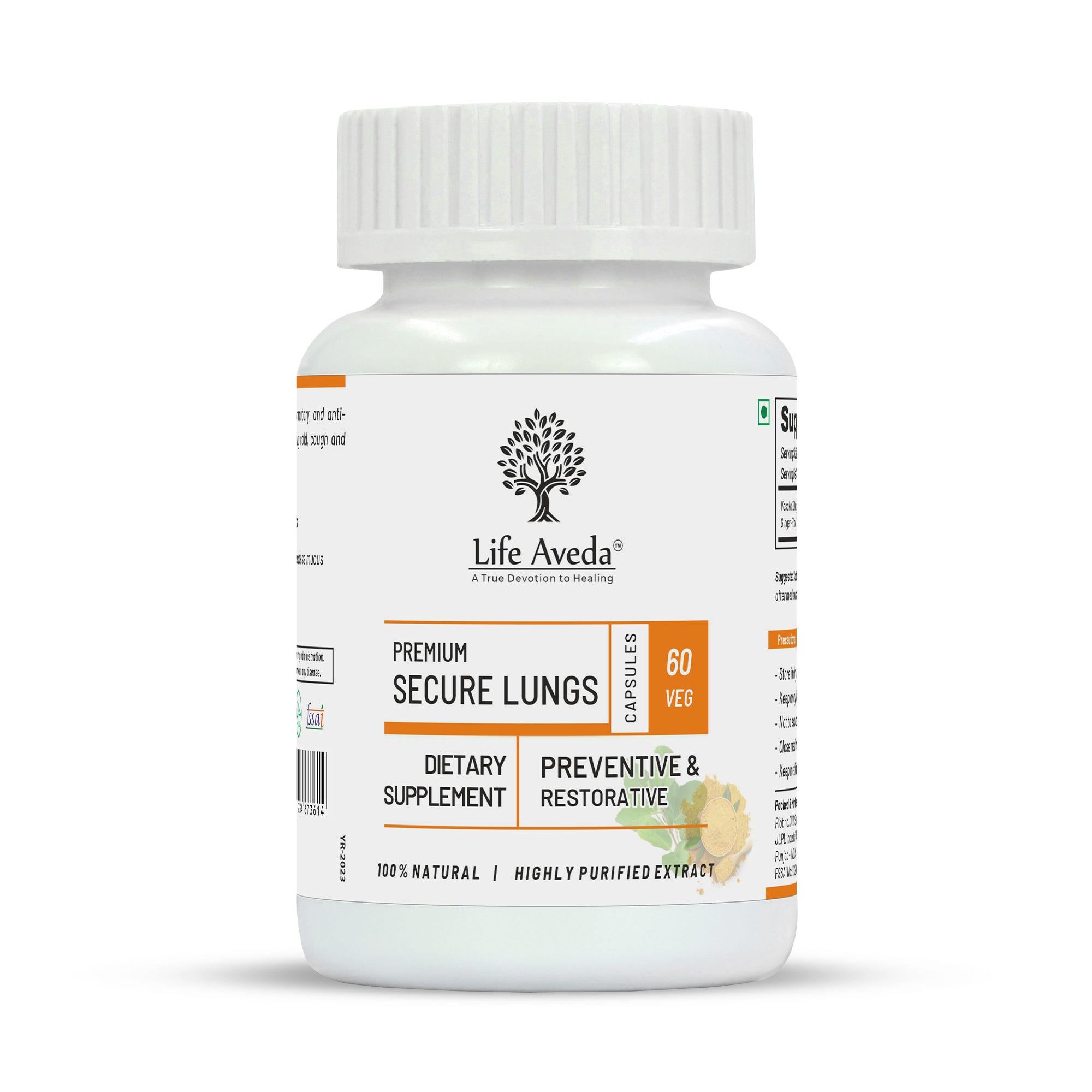 Life Aveda Premium Secure Lungs Capsules - Mytrendzcart