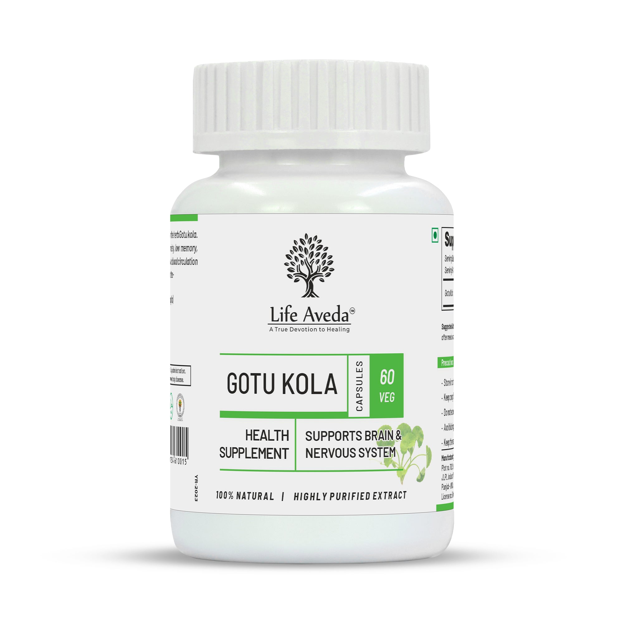 Life Aveda Gotu Kola Capsules - Mytrendzcart