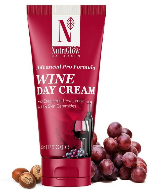 NutriGlow NATURAL'S Advanced Pro Formula Wine Day Cream - Mytrendzcart