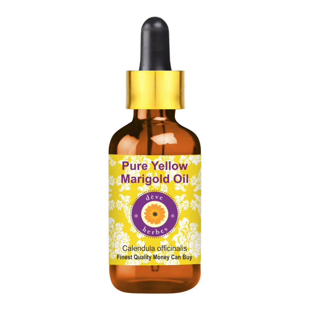 Deve Herbes Pure Yellow Marigold Oil - Mytrendzcart