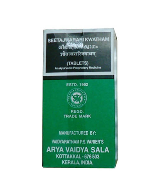 Kottakkal Arya Vaidyasala - Seetajwarari Kwatham Tablets - Mytrendzcart