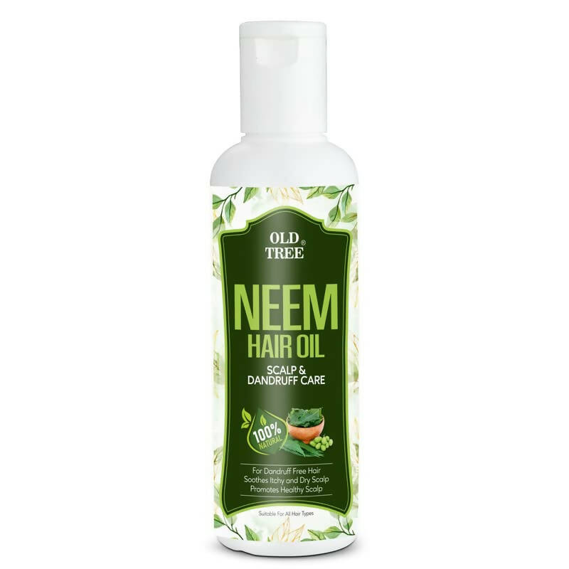 Old Tree Neem Hair Oil for Dandruff & Scalp Care - Mytrendzcart