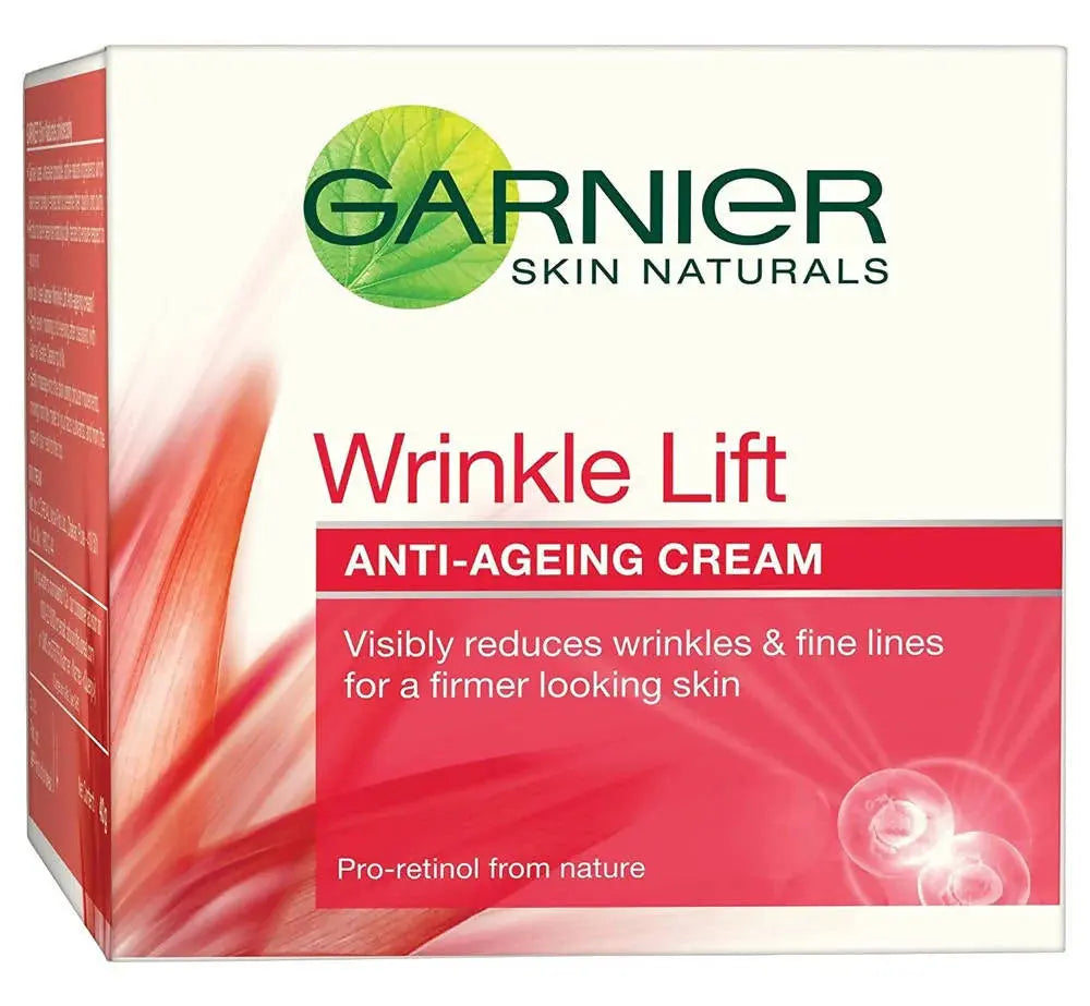 Garnier Skin Naturals Wrinkle Lift Anti-Ageing Cream -18 gm - Mytrendzcart