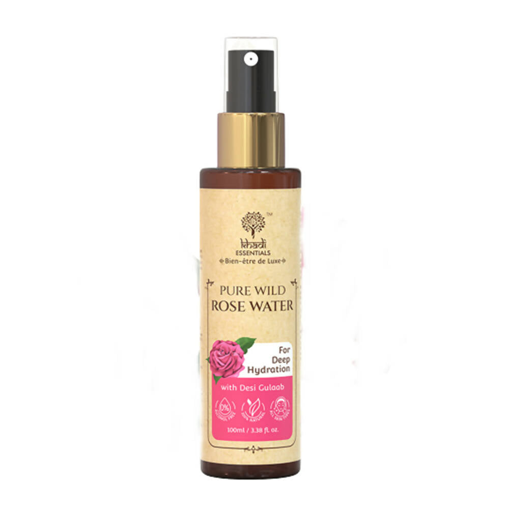 Khadi Essentials 100% Pure Wild Rose Water - Mytrendzcart