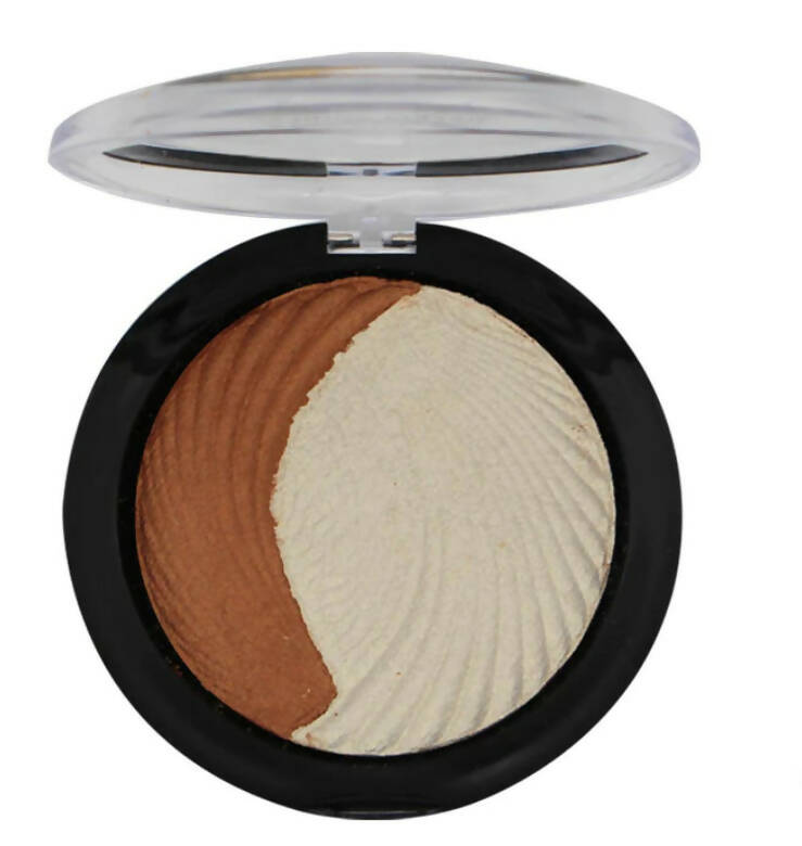 Fashion Colour Dual Face Powder and Blusher-Shade 04 (Medium To Fair) - Mytrendzcart