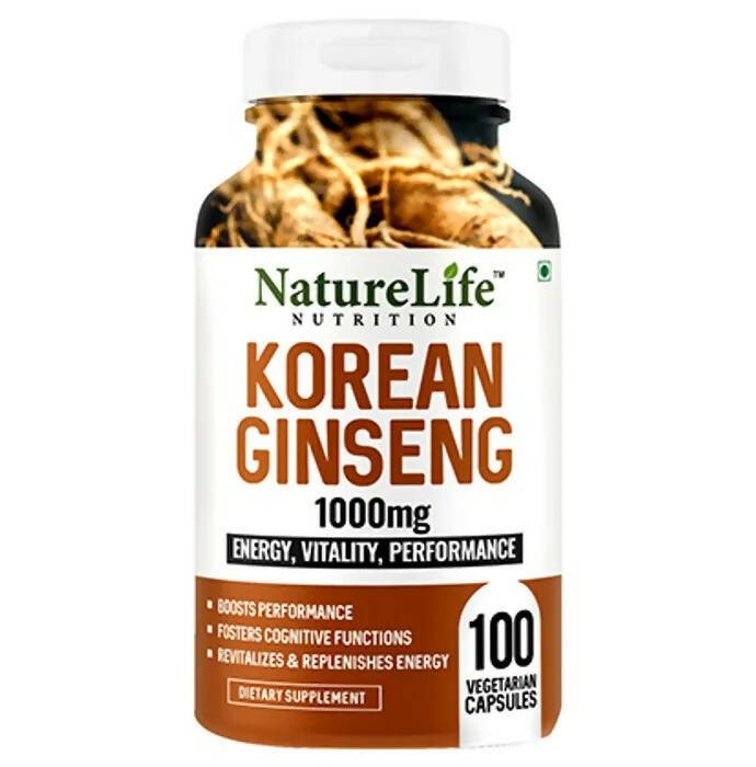 Nature Life Nutrition Korean Ginseng Capsules - Mytrendzcart