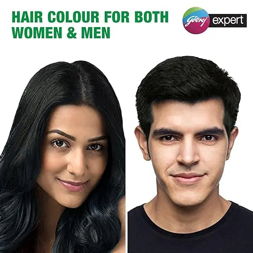 Godrej Expert Rich Crème Hair Colour Shade - Pack of 4 (NATURAL BLACK) - Mytrendzcart