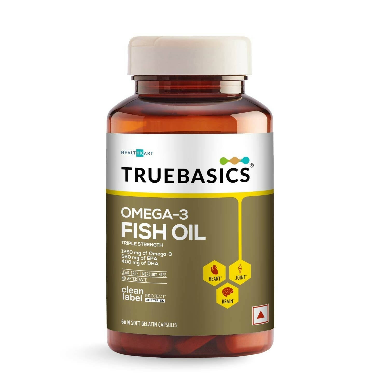 TrueBasics Omega-3 Fish Oil Capsules for Women & Men - Mytrendzcart