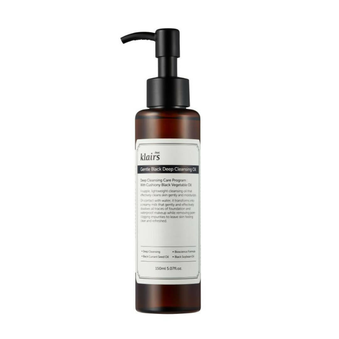 Dear Klairs Gentle Black Deep Cleansing Oil - Mytrendzcart