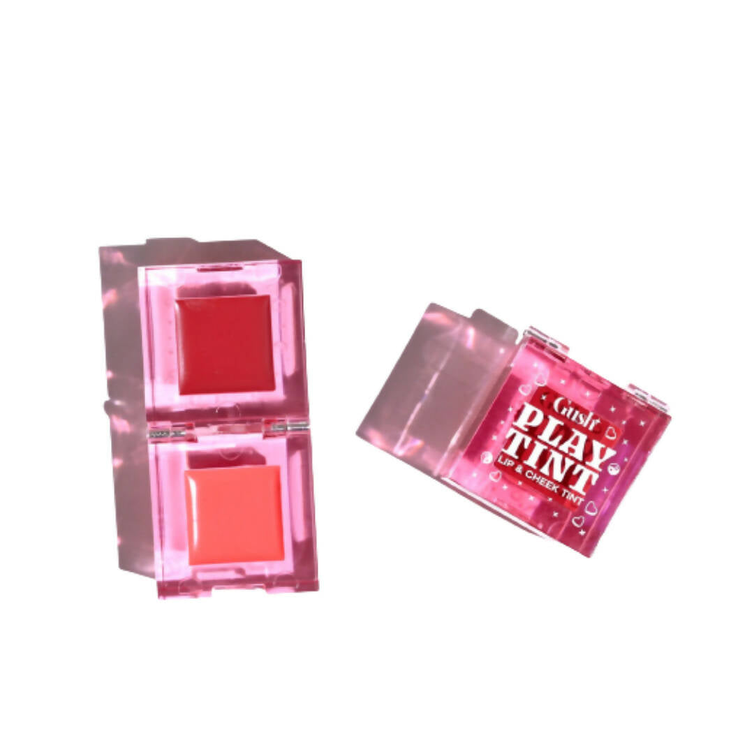 Gush Beauty Play Tint & Lip Stains - 2 in 1 Lip and Cheek Tint - Rose Pink & Brown Sugar - Mytrendzcart