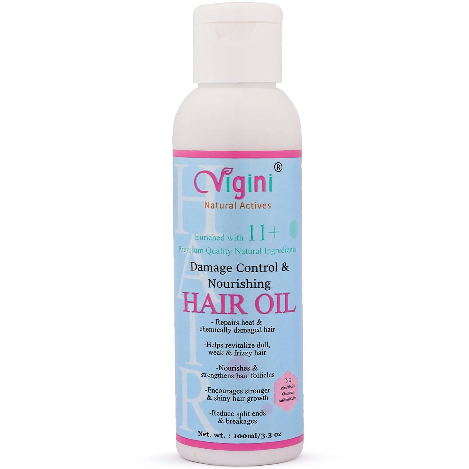 Vigini Damage Repair Nourishing Hair Care Tonic Oil with Keratin, Brahmi, Coconut Oil - Mytrendzcart