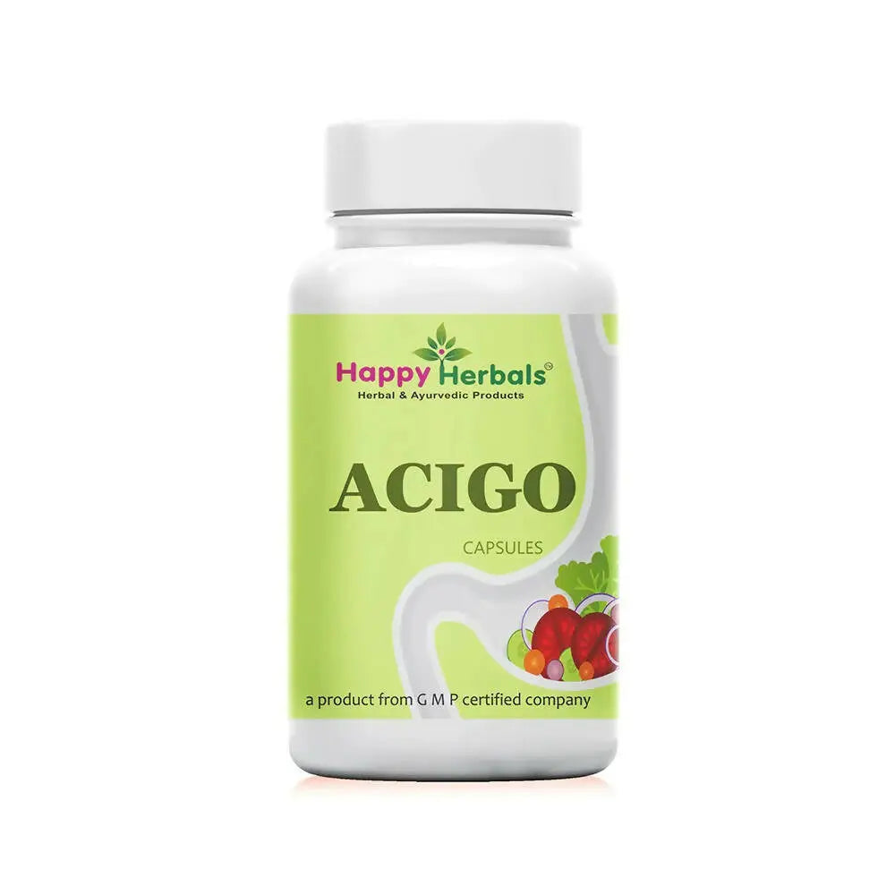 Happy Herbals Acigo Capsules - Mytrendzcart