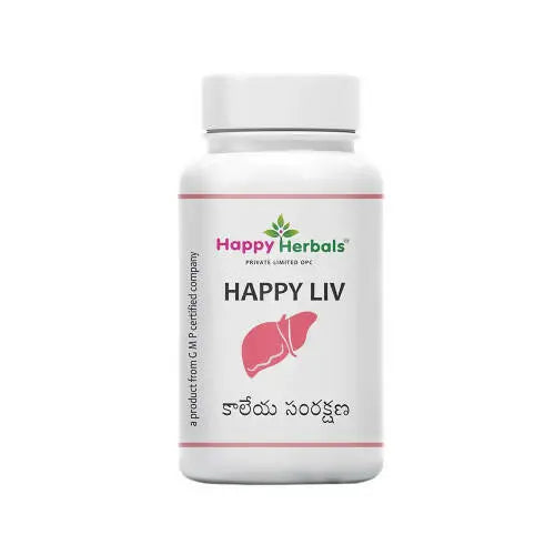 Happy Herbals Happy Liv Tablets - Mytrendzcart