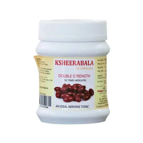 Happy Herbals Ksheerabala Double Strength Capsules - Mytrendzcart