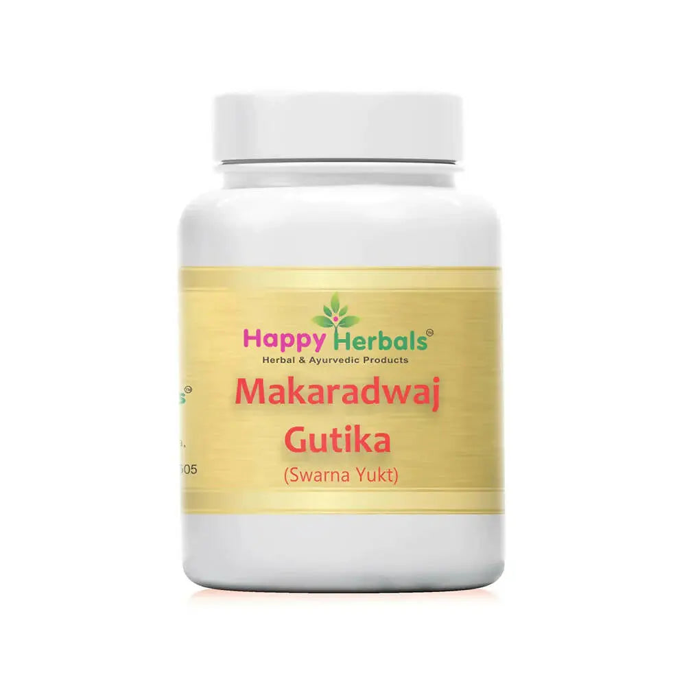 Happy Herbals Makaradwaj Gutika - Mytrendzcart