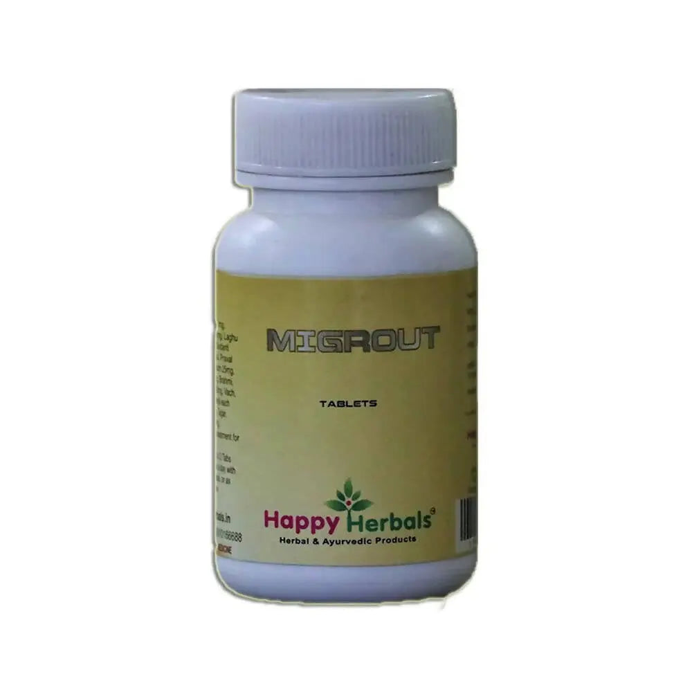 Happy Herbals Migrout Tablets - Mytrendzcart