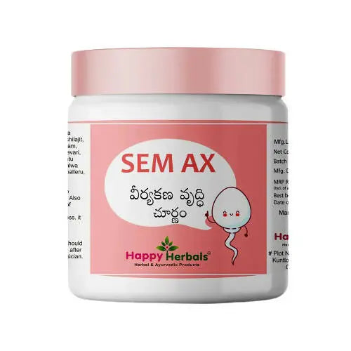 Happy Herbals Sem Ax Powder - Mytrendzcart