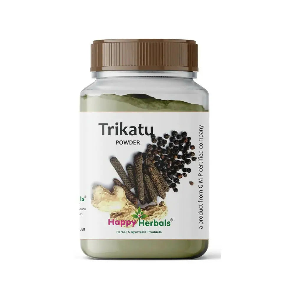 Happy Herbals Trikatu Powder - Mytrendzcart