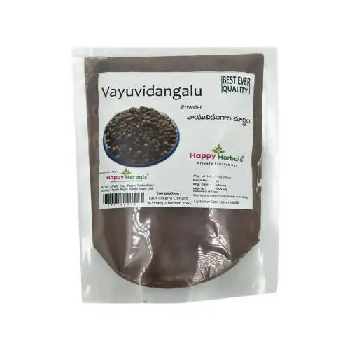 Happy Herbals Vayuvindangalu Powder - Mytrendzcart