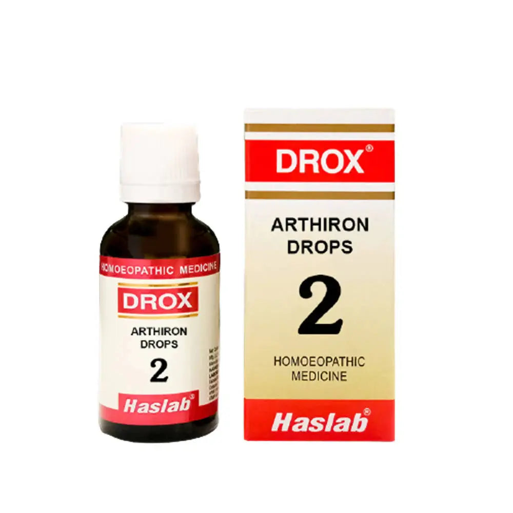 Haslab Homeopathy Drox 2 Arthiron Drop -30 m - Mytrendzcart