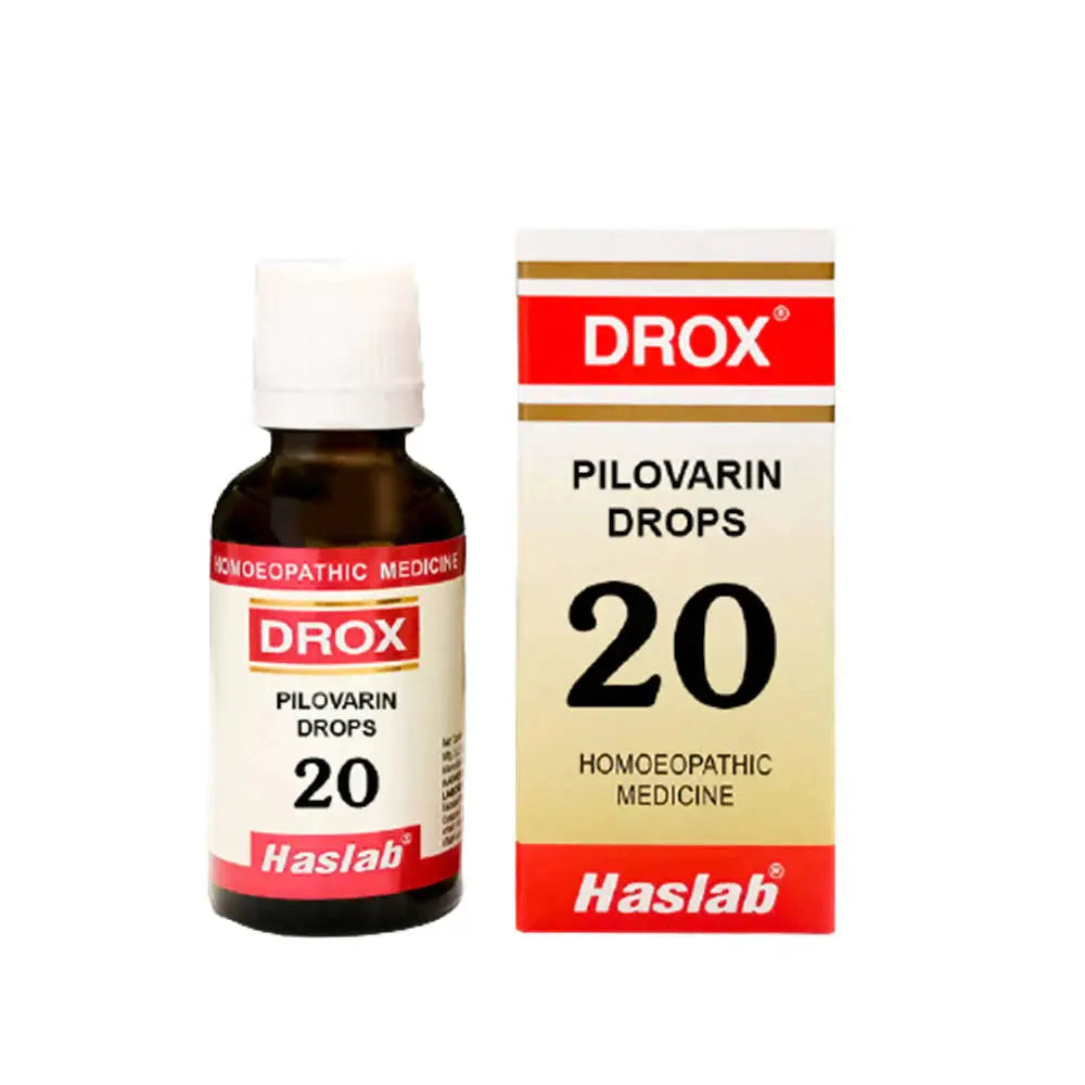 Haslab Homeopathy Drox 20 Pilovarin Drop -30 ml - Mytrendzcart