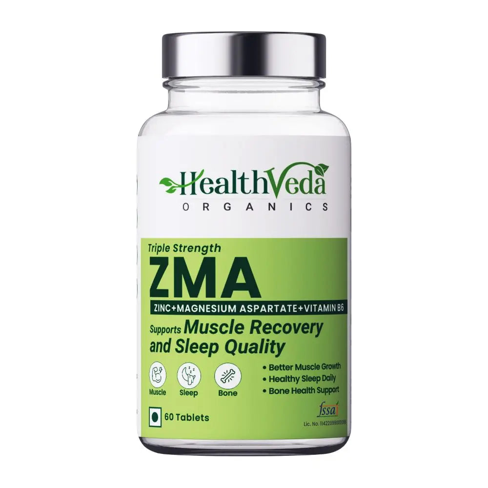 Health Veda Organics ZMA Veg Tablets - Mytrendzcart