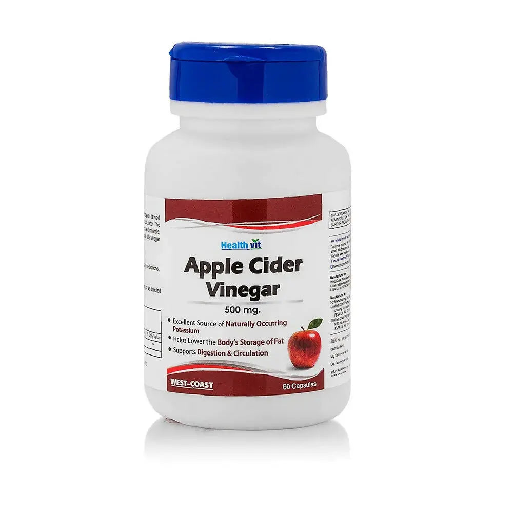 Healthvit Apple Cider Vinegar Capsules - Mytrendzcart