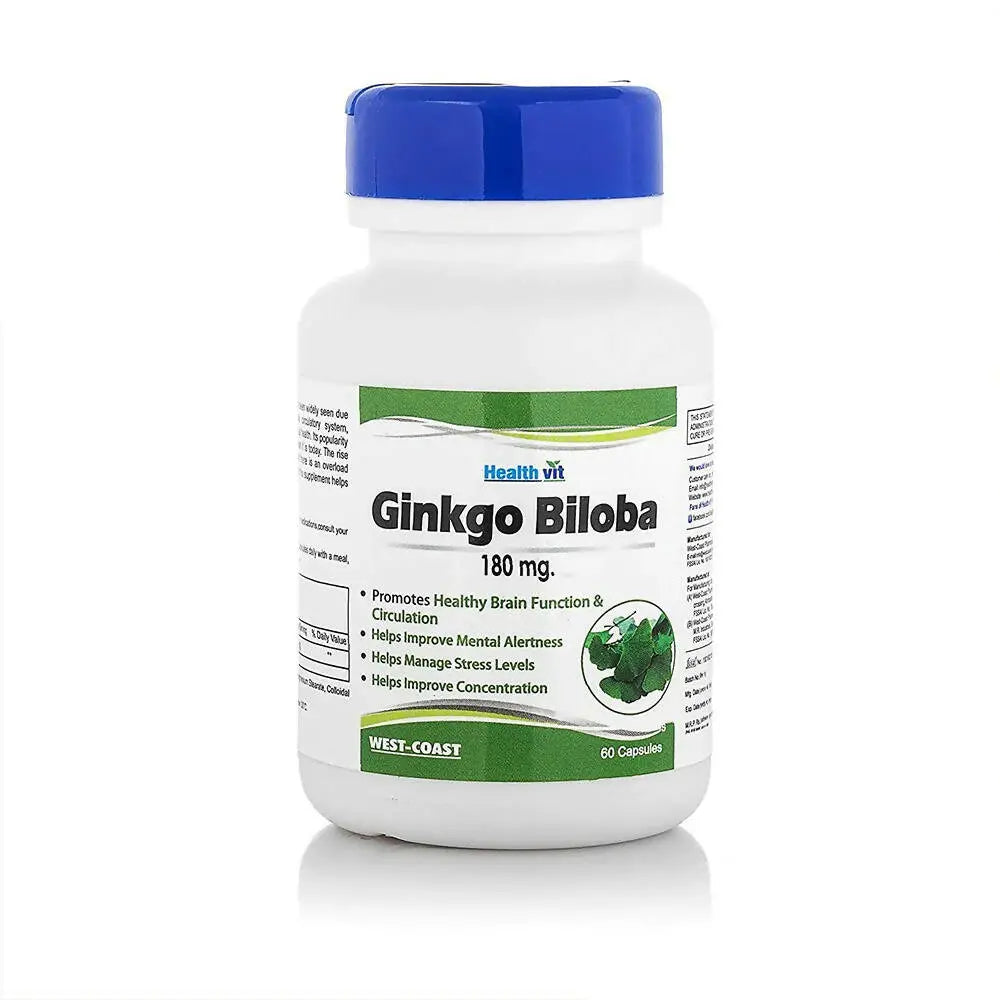 Healthvit Ginkgo Biloba Capsule - Mytrendzcart