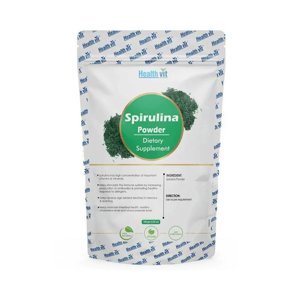 Healthvit Natural Spirulina Powder - Mytrendzcart