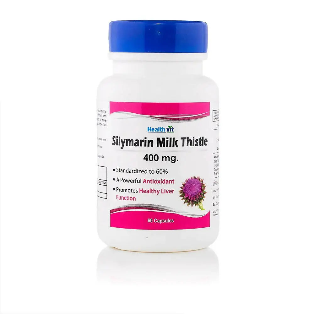 Healthvit Silymarin Milk Thistle Capsules - Mytrendzcart