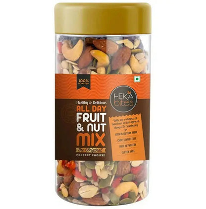 Heka Bites Healthy & Delicious All Day Fruit & Nut Mix -150 gm - Mytrendzcart