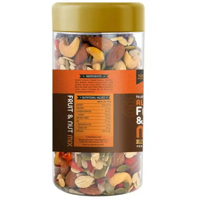 Heka Bites Healthy & Delicious All Day Fruit & Nut Mix -150 gm - Mytrendzcart