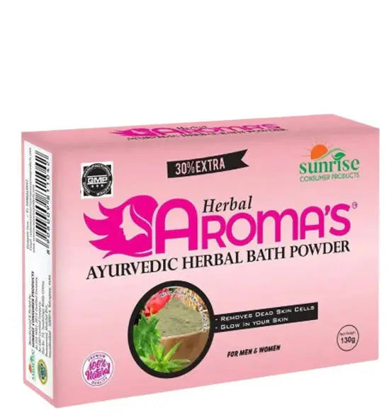 Herbal Aroma’s Ayurvedic Herbal Bath Powder -Pack of 1 - 130 gm - Mytrendzcart