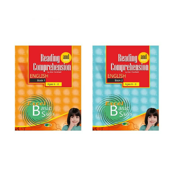 Reading and Comprehension English Book Set Ages 6 - 8 (Set of 2) - Mytrendzcart