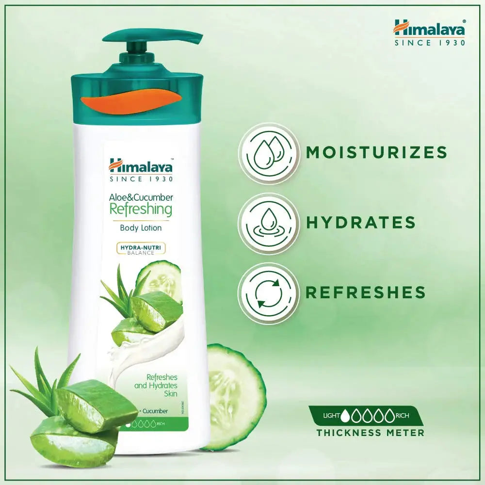 Himalaya Aloe & Cucumber Refreshing Body Lotion -200 ml - Mytrendzcart