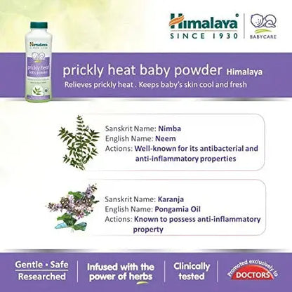 Himalaya Herbals - Prickly Heat Baby Powder -100 gm - Mytrendzcart