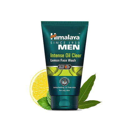 Himalaya Men Intense Oil Clear Lemon Face Wash -50 ml - Mytrendzcart