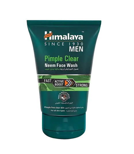 Himalaya Men Pimple Clear Neem Face Wash -50 ml - Mytrendzcart