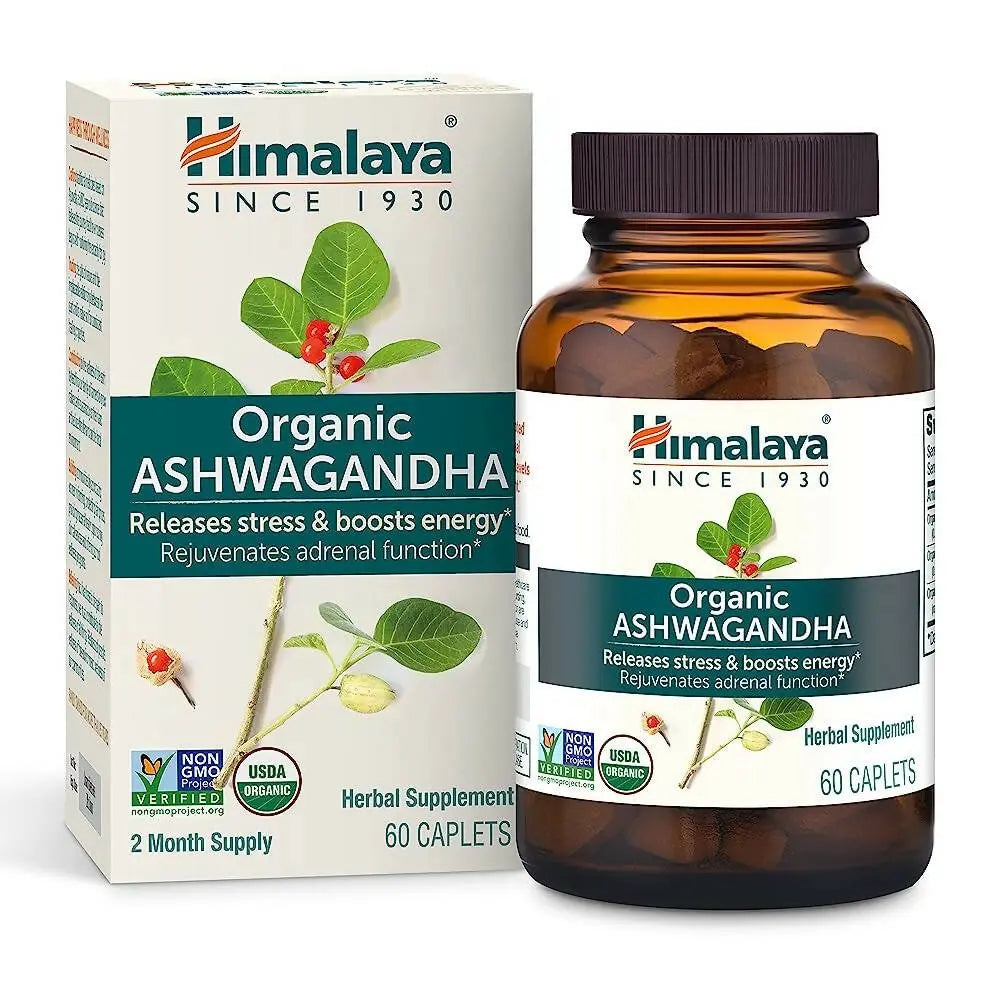 Himalaya Organic Ashwagandha Caplets - Mytrendzcart