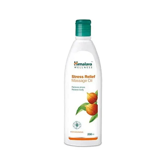 Himalaya Stress Relief Massage Oil -200 ml - Mytrendzcart