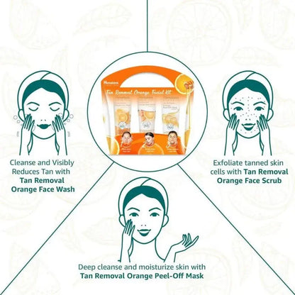 Himalaya Tan Removal Orange Facial Kit -Kit - Mytrendzcart