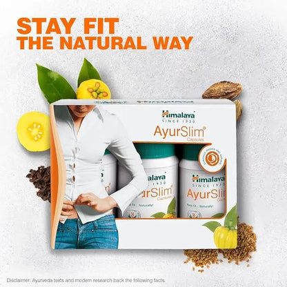 Himalaya Wellness AyurSlim Capsules Weight Management -Pack of 180 Capsules - Mytrendzcart